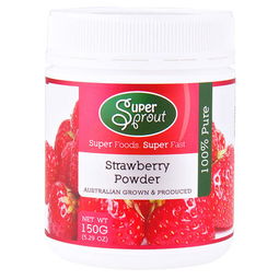 SuperSprout 超级胚芽 澳洲原瓶进口保健食品 纯天然营养品 营养粉代餐粉 草莓粉150g